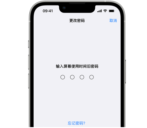 雅安iPhone屏幕维修分享iPhone屏幕使用时间密码忘记了怎么办 