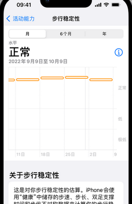 雅安iPhone手机维修如何在iPhone开启'步行稳定性通知'