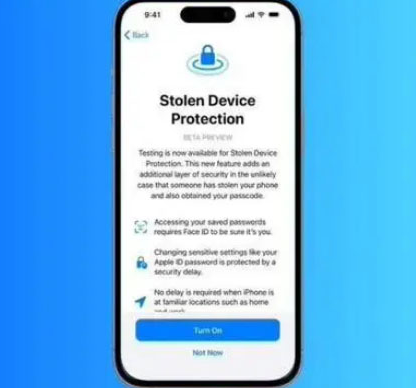 雅安苹果授权维修店分享被盗设备保护功能开启方法 