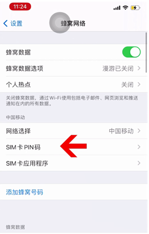 雅安苹果14维修网分享如何给iPhone14的SIM卡设置密码 