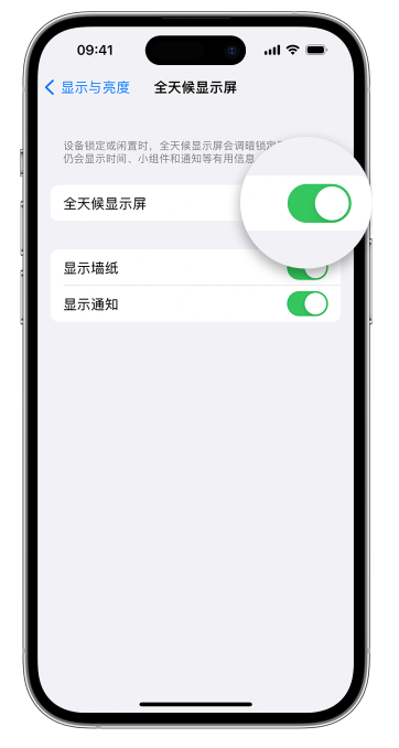 雅安苹果14维修店分享如何自定义 iPhone 14 Pro 常亮显示屏 