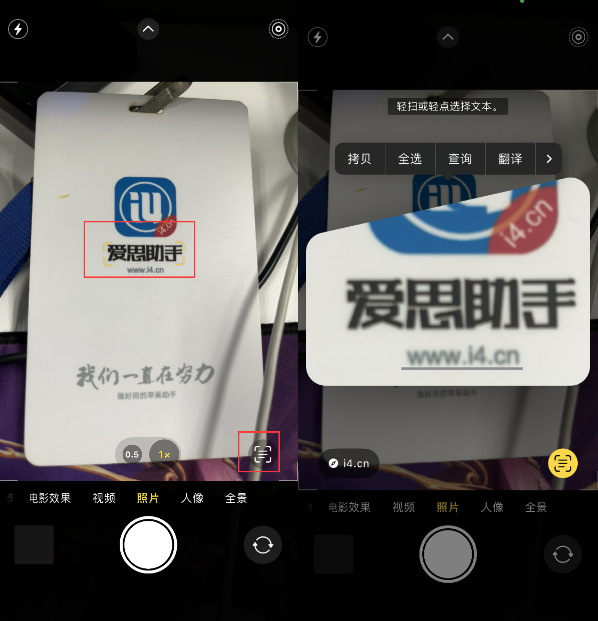 雅安苹果手机维修分享升级iOS 16后如何通过相机翻译文本 