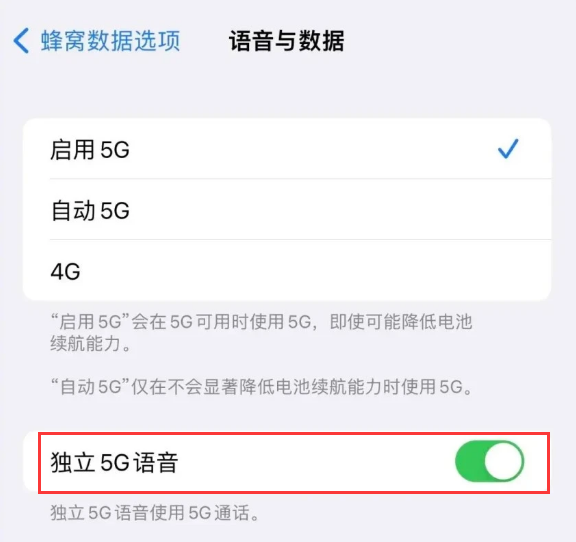雅安苹果14维修分享iPhone 14 Pro如何开启VoNR 